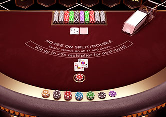First Person Lightning Blackjack