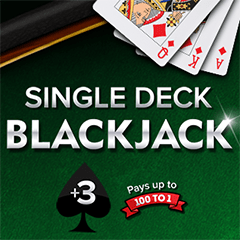 Single Deck Blackjack Plus3