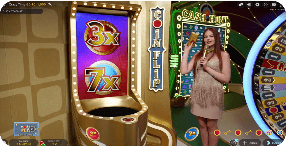 Coin Flip Bonus Round