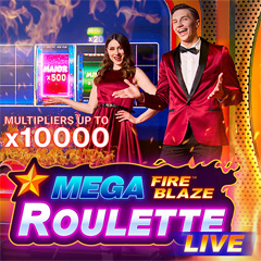 Mega Fire Blaze Roulette Live