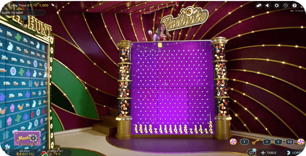 Pachinko Bonus Feature