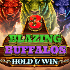 3 Blazing Buffalos Hold And Win