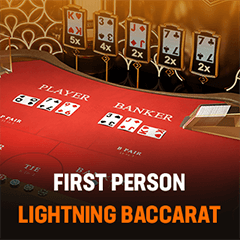 First Person Lightning Baccarat