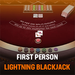First Person Lightning Blackjack
