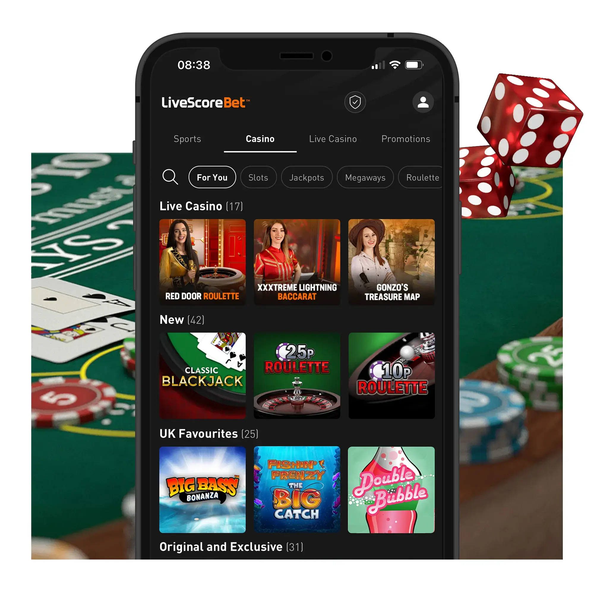 Play LiveScore Bet Live Casino Games